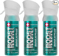 Boost Oxygen Pocket Size Breathe Menthol-Eucalyptus Aroma 3L Canister | Respiratory Support for Altitude, Performance & Health (3 Pack)