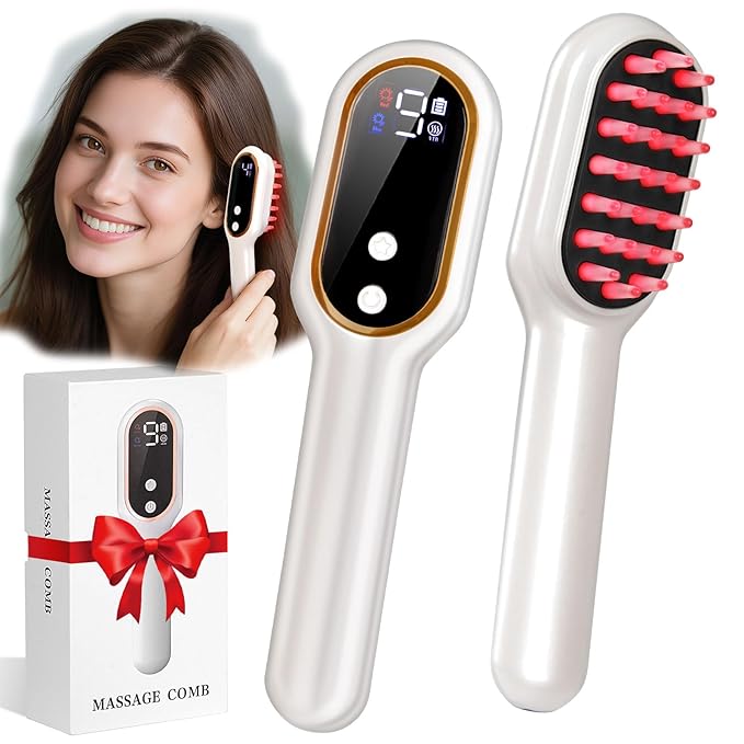 Laser Therapy Hair Growth Comb, Red Light Hair Brush for Hair Care, Red Light Therapy for Hair Growth