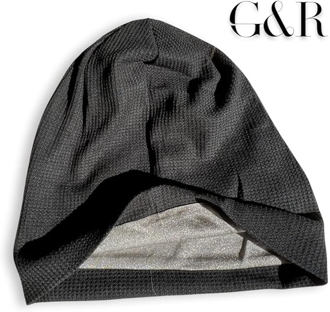 Gracie & Roo EMF Protection Mens/Womens Hat Beanie, Radiation and Wi-Fi Shield, 100% Silver Lining