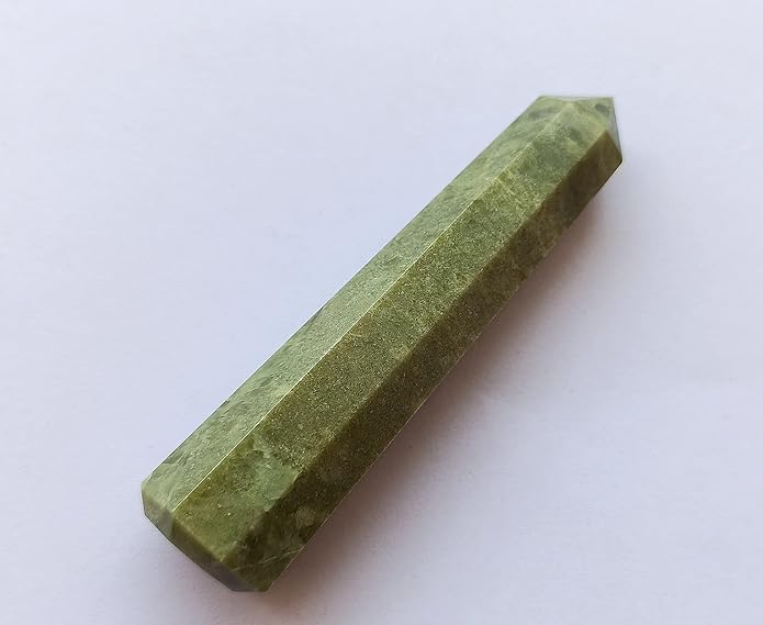 WholesaleGemShop 3 Inch Gemstones Obelisk Tower Jumbo Facet Aura Rock Crystal Natural Polished Earth Wand Spirit