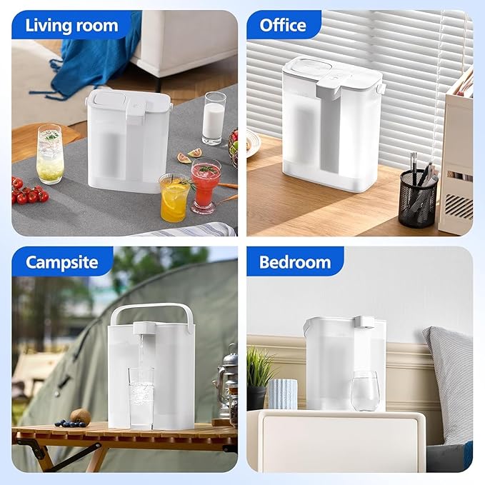 PHILIPS 12 Cup Water Filter Pitcher with Pro Filter - ADD5912, Rechargeable Water Dispenser, Water Purifier Filter for Fridge Door, 1 Pro Filter for 6 Months/180 Gallons, Reduces Lead & 57 impurities