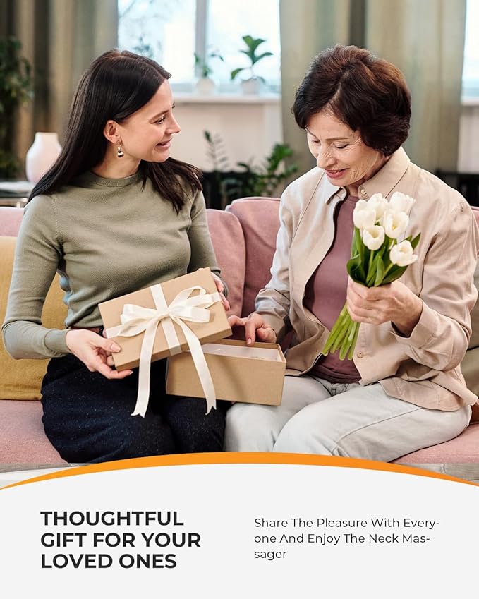 CooCoCo HSA Store Eligible Neck Massager with Heat, Mothers Day Gifts & Birthday Gifts for Mom Dad Women Men, FSA Approved Shoulder Massager, Shiatsu Back Massager for Pain Relief Deep Tissue