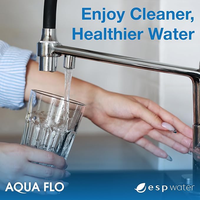 Genuine Aqua Flo Platinum QCRO RO Filter Kit with 50 GPD Membrane and Cartridges | 4-Stage Filtration, Easy Install, Contaminant Reduction, Improved Taste, Cost-Effective Water Solution