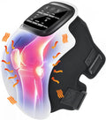 Knee Massager, Large LED Screen, Adjustable Temperature,Cordless Knee Massager with Heat and Vibration, Portable Massager for Knee Discomfort, Longer Knee Straps 48CM