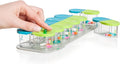 Sagely Smart XL Weekly Pill Organizer AM/PM - Medicine Storage Organizer with Reminder Alarm App (Large Enough to Fit Fish Oil, Cod Liver Oil, Vitamin D Supplements & Vitamins) (Blue/Green)