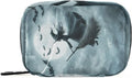 Halloween Bats and Witch Travel Pill Organizer Case Box Container Weekly Portable Vitamin Medicine Holder Storage Bag with Zipper Removable