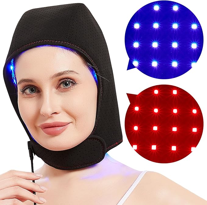 JOBYNA Full Coverage Head Wrap, 10/20/30 Minutes Timer & 3 Levels Temperature, Auto Shut Off, Gifts for Mom Women Christmas Birthday