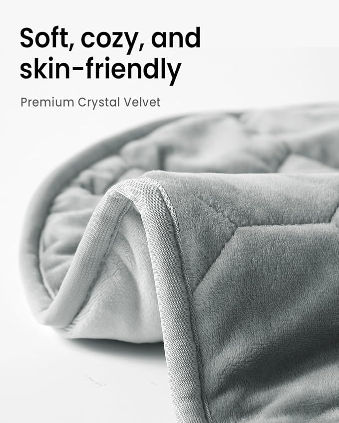immtree Weighted Heating Pad for Period Cramps, 7lbs XXXL Size(29x24) with Fast Heat Technology, Heated Blankets for Adults, Deeper Pain Relief for Back, Shoulder and Knee