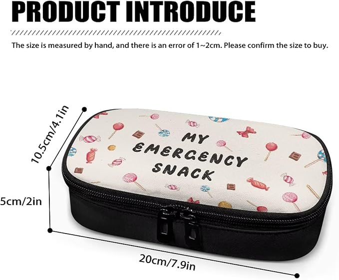 Rnyleeg Cute Diabetic Bag for Kids Snack Pattern Insulin Bags for Women Diabetic Care for Home School Portable Insulin Travel Case with Handle