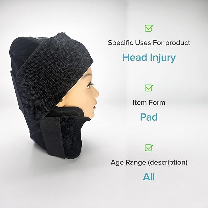 Head Wrap Ice Cap for Cryotherapy Unit - Pad Only for Circulating Ice Machine for Cranial Surgery, Head Injury