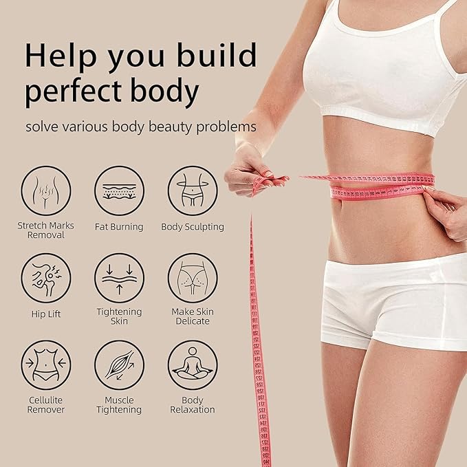 cotsoco Handheld Body Sculpting Tool Cellulite Massager,Cordless Deep Tissue Massager for Belly,Waist, Leg, Butt,Arm.Relaxation Gifts for Women and Moms