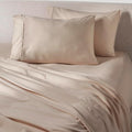 PeachSkinSheets Cooling Bed Sheets for Hot Sleepers - Ultra-Soft Breathable Luxury Microfiber Sheet Set, Moisture-Wicking, Deep Pocket, Oeko-TEX® (Twin Size, Toasted Marshmallow)