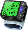 Wrist Blood Pressure Monitor for Home Use Automatic Wrist Bp Monitor with Voice, Digital 3 Color Backlit LCD Display 240 Readings for Dual Users Portable Adjustable Cuff Bp Machine