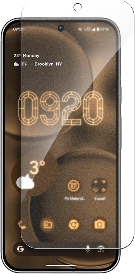 magglass Matte Screen Protector for Google Pixel 9 Pro XL (6.8") Anti-Glare Tempered Glass with Alignment Applicator (Fingerprint Unlock Compatible)