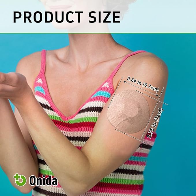 Onida Dexcom G7 Adhesive Patches 10PCS,CGM Sensor Covers for Dexcom G7 Waterproof Over Patches, Continuous Glucose Monitor Sensor Cover
