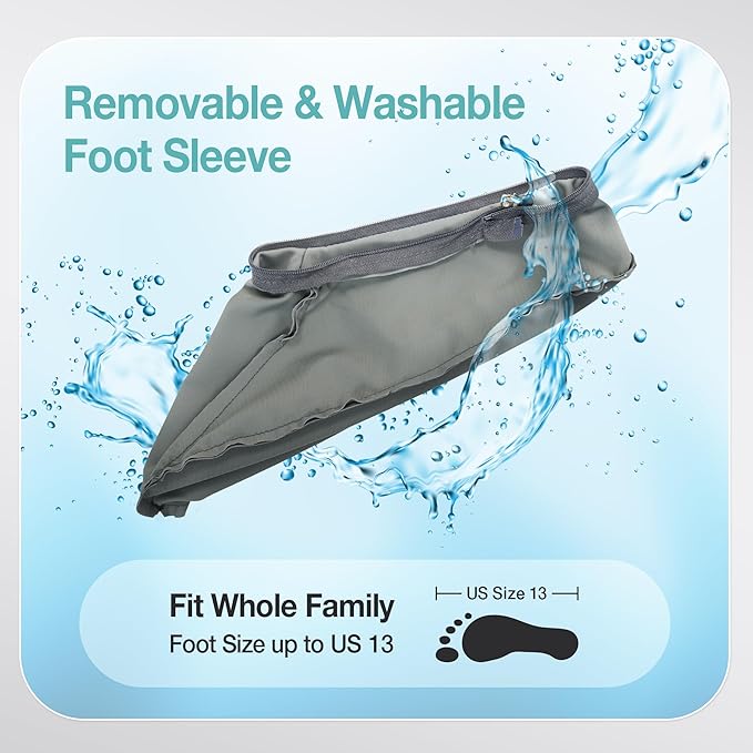 2-in-1 Shiatsu Foot and Back Massager with Heat, Foot Warmer Heating Pad for Circulation and Pain Relief, Plantar Fasciitis, Adjustable Kneading Massagers, Gifts for Women,Men
