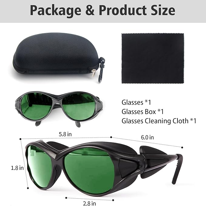 Professional Red Light Therapy Glasses,Eye Protection for Red Light Therapy and Tanning