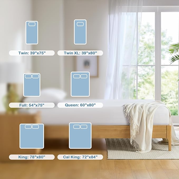 Degrees of Comfort Coolmax® Cooling Fitted Sheet Only, Soft California King Size Bed Sheets for Hot Sleepers, Up to 15" Deep Pocket, All Around Elastic, Wrinkle Free, Stain Resistant, White 1 Piece
