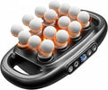 OMEO 16-Head Deep Tissue Massage Gun – Professional Percussion Massager with 30 Intensities & Quiet Motor | Portable Muscle Massager for Pain Relief, Neck, Back, Shoulders & Legs (Black)