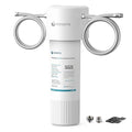 NOVETE Under Sink Water Filter UWF0A‑PC, NSF/ANSI 42 & 372 Certified, Reduces 99.5% Chlorine, Lead, PFOA/PFOS, Bad Taste, Direct Connect to Kitchen Faucet, 30K Gallons, USA Tech, White