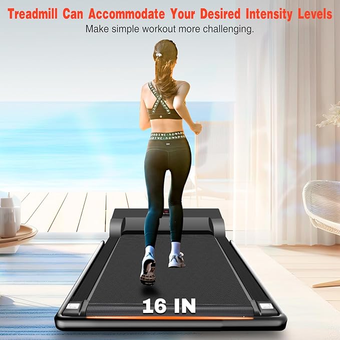 Walking Pad, 3.0HP Walking Pad Treadmill with Handle Bar, 3 in 1 Portable Under Desk Treadmills for Home,Foldable Treadmill for Small Space,Compact Home Treadmills with Remote Control,300LBS Capacity