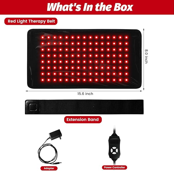 Red Light Therapy Pad for Body, 3-in-1 LED 660nm & 850nm Infrared Light Therapy Pad for Dogs, Shoulder, Back, Knee.with Timer Controller Gift for Women Men