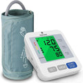 P PANACARE Blood Pressure Monitor, Upper Arm BP Machine for Home Use, 2×99 Memory, 3.4" Large Backlit Display, Adjustable Cuff (8–16 inches), Gray