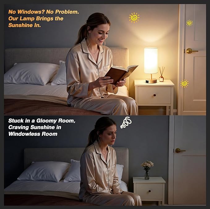 Dicoool Light Therapy Lamp 10000 Lux, Happy Light CRI>95 Sun Lamp with Remote, 3 Color Temperatures & Stepless Dimming, Sunlight Lamp for Seasonal Mood Boost, Bring Sunshine to Windowless Office