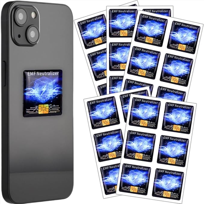 Cell Phone EMF Protection Neutralizers -30pcs Guard Stickers for Electronics - for Cell Phone, Tablet, Laptop, Monitor, Printer,WiFi Router, TV & All Electronic Devices Tablets