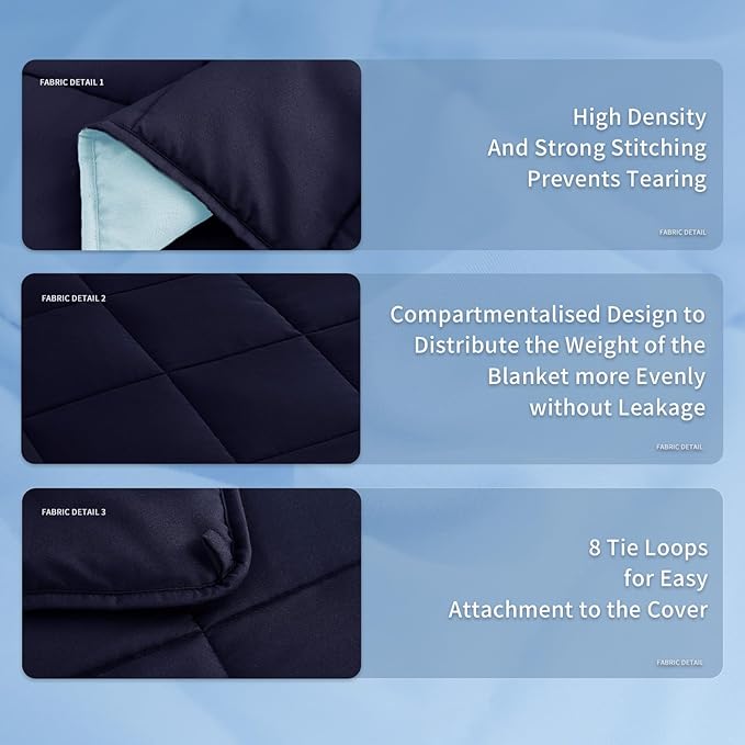 Topcee Weighted Blanket for Adults (15lbs 48"x72"), Minky Dots Heavy Blanket for Woman, Man Sleeping, Soft, Cozy and Cooling Weighted Throw Blankets, Machine Washable, Grey