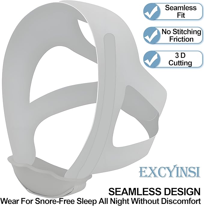 2 Pack Chin Strap for Sleeping - Effective Stop Snoring Solution - Adjustable Anti Snoring Chin Strap for Men Women Breathable Anti Snroing Devices