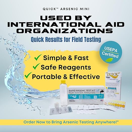 Industrial Test Systems Quick 481396-5 Arsenic for Water Quality Testing, 5 Tests, 12 Minutes Test Time