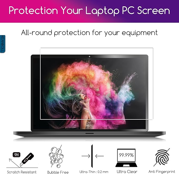 KEANBOLL 2 Pack 9H Hardness Tempered Glass Screen Protector for ASUS ROG Flow Z13 GZ302 (13.4" Laptop Tablet) – Anti-Scratch, Ultra-Durable, Precision Fit (2025-2026 Model Exclusive)