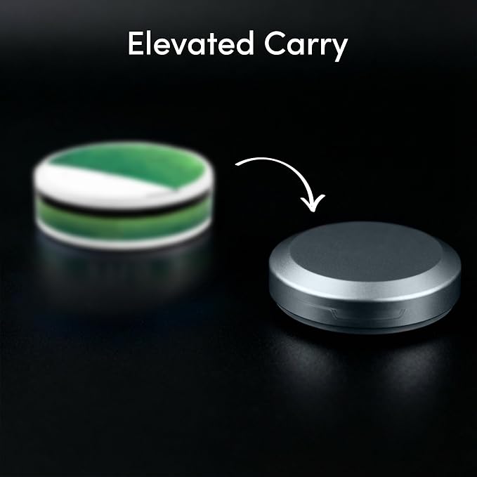 Aluminum Zyn Can – Slim Metal Zyn Container for Pouches & Snus | Core Series | Gunmetal Grey