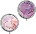 Mini Pill Box, Small Pill Box, Portable Pill Box, Cute Pill Organizer for Vitamins, Medications, Fish Oil and Supplements