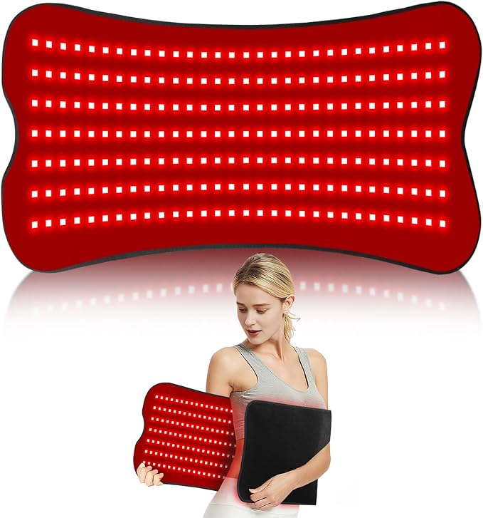 Red Light Therapy for Body, 31.5''× 14'' Eligible Red Light Therapy Pad, Dual Chip Grade 210 LEDs 660nm & 850nm Light Therapy Mat with Timer Remote Control