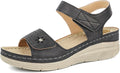 JABASIC Women Comfortable Sandals Orthotic Walking Sandals Orthopedic Arch Support Sandals