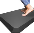 Kitchen Mats for Floor, 0.8 inch Thick, 40" L x 17" W Anti Fatigue Cushioned Mat, Kitchen Rugs, Waterproof, Comfort Ergonomic Standing Mat for Office, Home, Sink (Black)