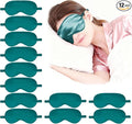 12PACK Silky Sleep Masks Satin Eye Mask Silk Eyes Cover for Sleeping Blackout Eyeshades Soft Blindfold Travel Nap Gifts