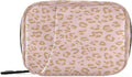 xigua Golden Leopard Print Pill Box 7 Day Travel Pill Cases Bag,Weekly Portable Pill Organizer Bag with Zipper for Vitamin Supplement Fish Oil373
