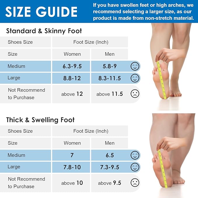 ComfiTECH Foot Ice Pack Wrap for Feet, Cooling Boot for Ankle, Cold Heel Pad for Plantar, Medium
