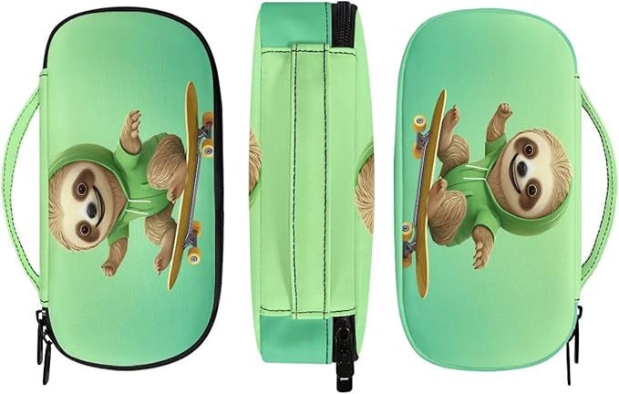 Skating Sloth Insulin Cooler Travel Case for Diabetic, Insulin Cooling Case Travel Portable Insulin Pen Carrying Case Cooler Bag Organizer for Diabetic Supplies