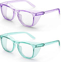 Stylish Safety Glasses, Clear Anti-Fog Anti-Scratch Protective Glasses For Men And Women