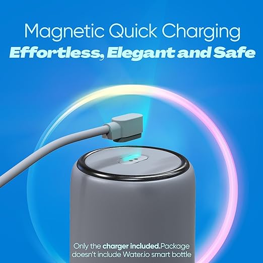 Magnetic USB Charger Cable - Magnetic USB Type A Charging Cable for Fast, Secure, Portable Charging for Your Smart Water Bottle