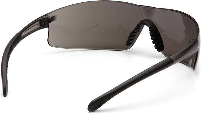 Pyramex Provoq Safety Eyewear Blue Mirror Lens Black Temples