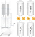 Fluoride and Arsenic Filter NSF/ANSI 42 Certified,Replacement for PF-2® Fluoride Filters,K5366 Replacement for Berkey Fluoride Filters Compatible with Berkey Gravity Filtration System-Pack of 4