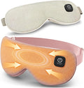 Heated Eye Mask - Cordless Eye Mask for Dry Eyes, Eye Relief, Improved Sleep, 4 Temperature, Washable Eye Heating Pad for Travel and with Replaceable Shell, Gifts for Women