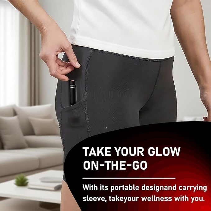 Infrared Red Light Therapy Device for Joint and Muscle, Portable Red Light Therapy Torch, Near Infrared Light for Body, Face, Neck, Back,Knee, 660nm 850nm LED Light Therapy Wand