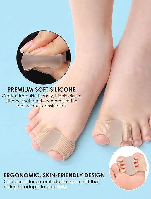 Bunion Corrector, Toe Separators for Women Men Big Toe, Toe Spacers, Bunion Correction, Breathable
