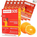 Glucose SOS Glucose Powder Packets with Natural Dextrose, Fast-Absorption That Instantly Dissolves in Your Mouth with No Water Needed, Sweet & Tangy 6 Servings